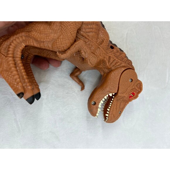 Dragon-i Toys Junior Megasaur Baby Dino Brown T-Rex Dinosaur Works - Picture 3 of 3